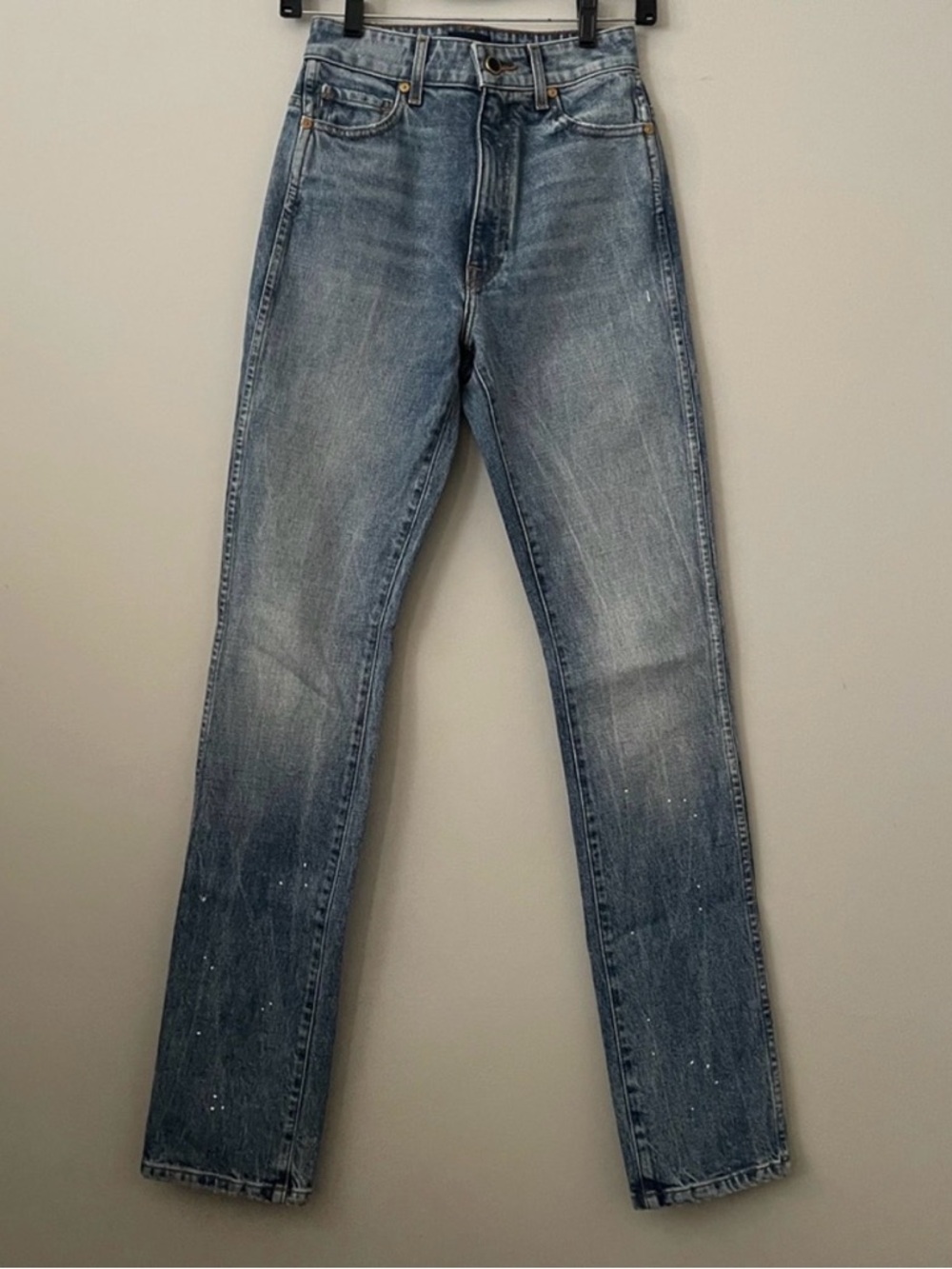 Khaite Daria Jeans Janesville Stretch Size 24 NWT - Picture 2 of 8